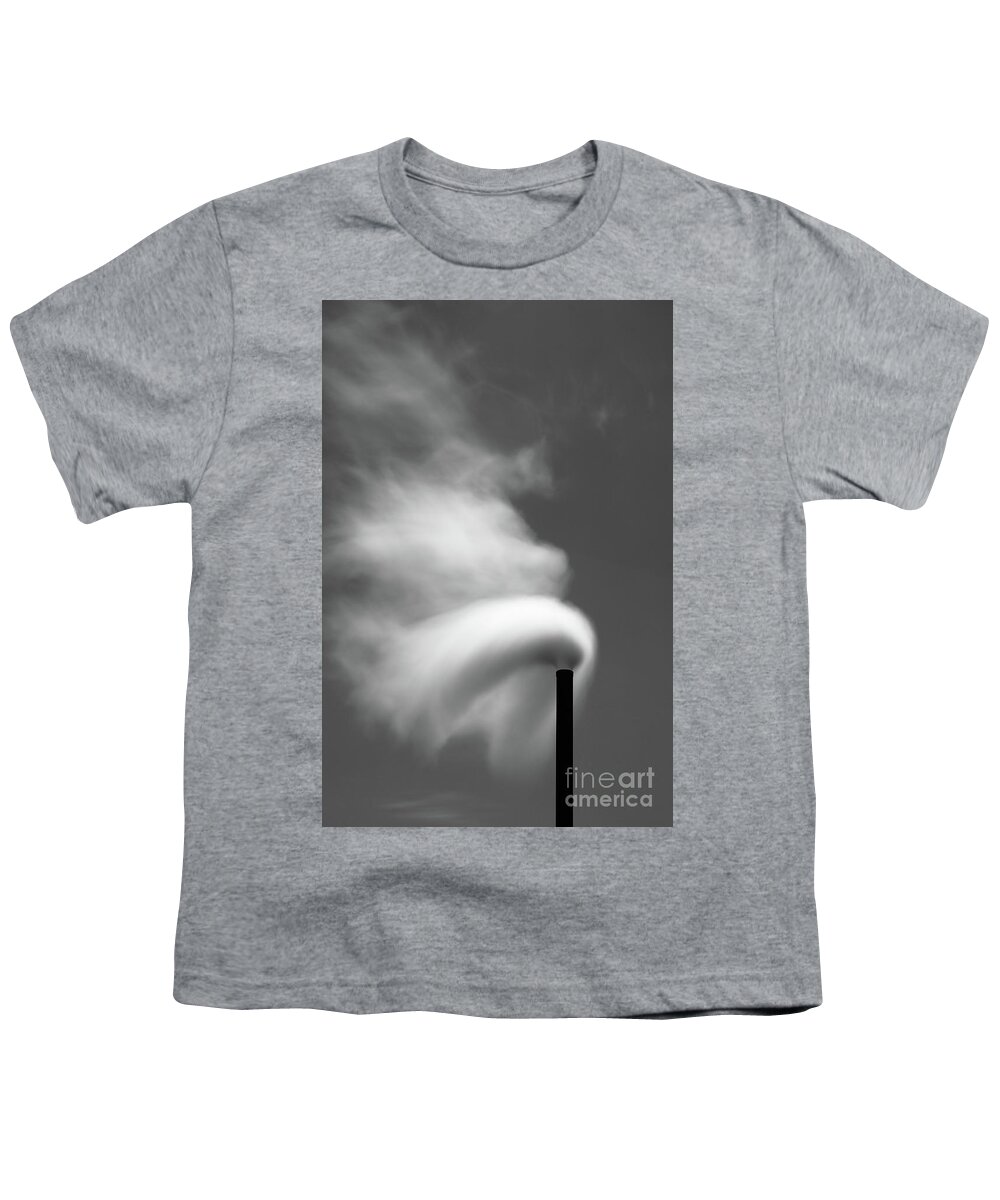 Long Youth T-Shirt featuring the photograph Smoke by Frederic Bourrigaud