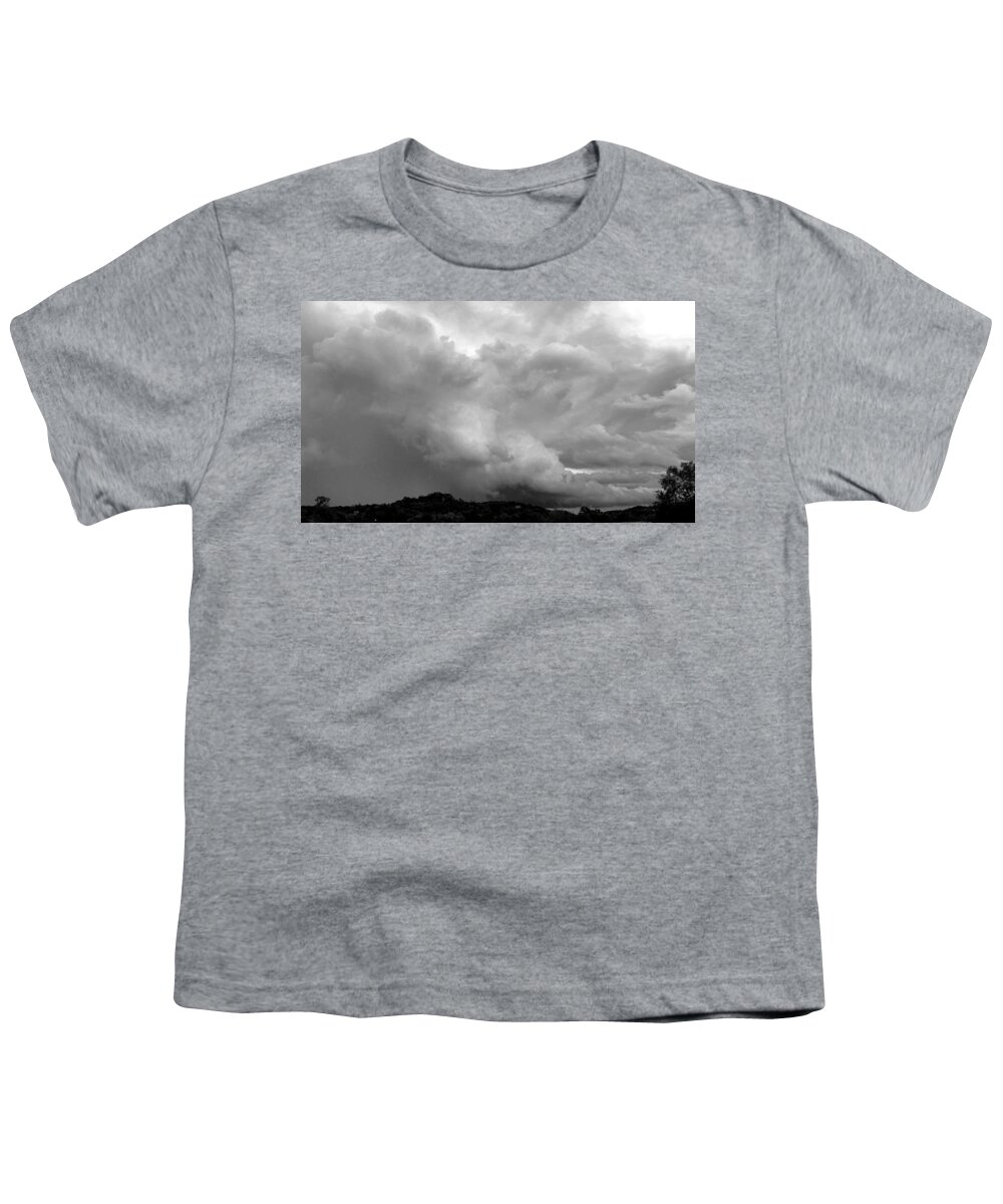 Weather Youth T-Shirt featuring the photograph Summer Storm Rising by Ally White