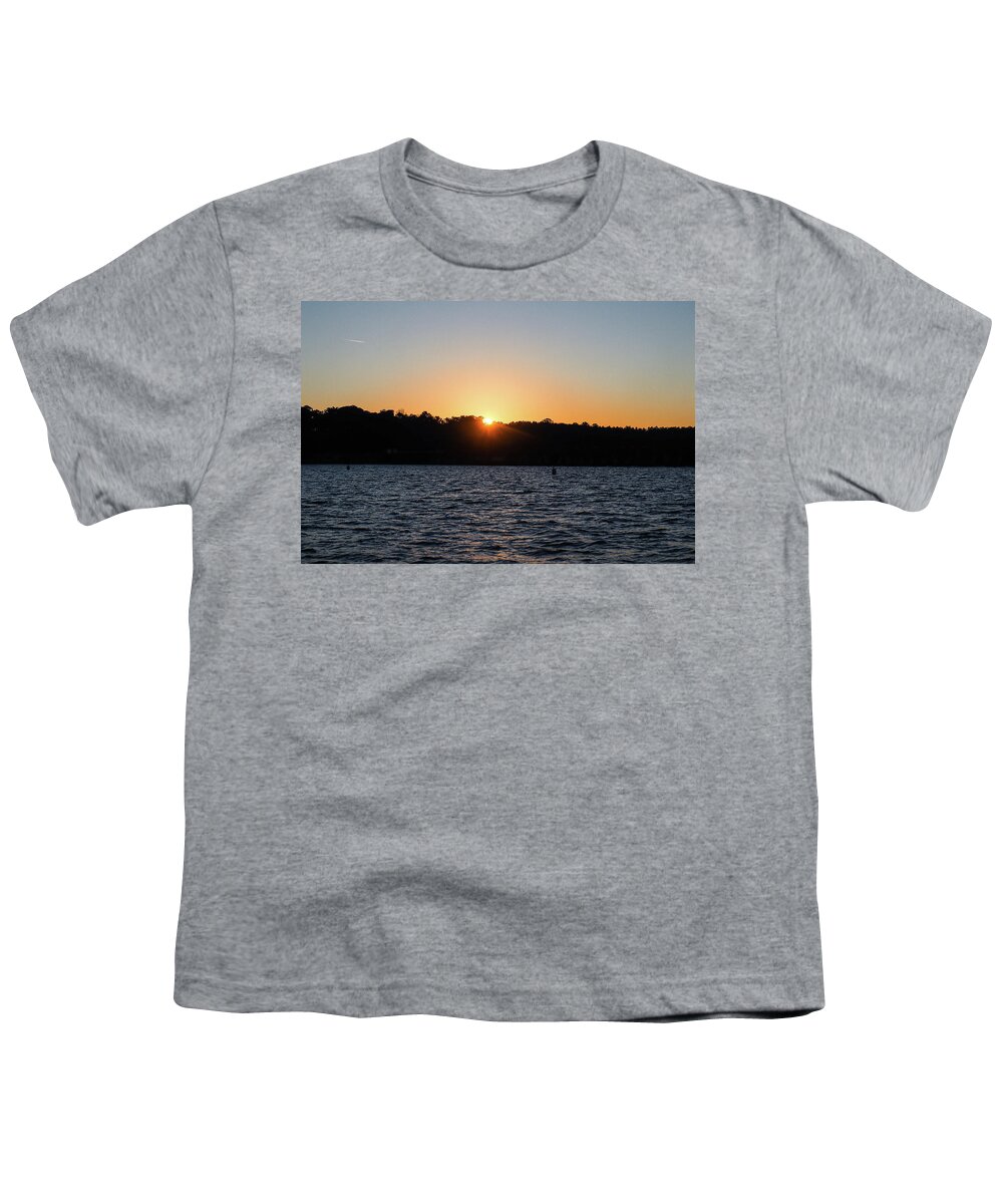 Lake Youth T-Shirt featuring the photograph Sun Emergence Sunrise by Ed Williams