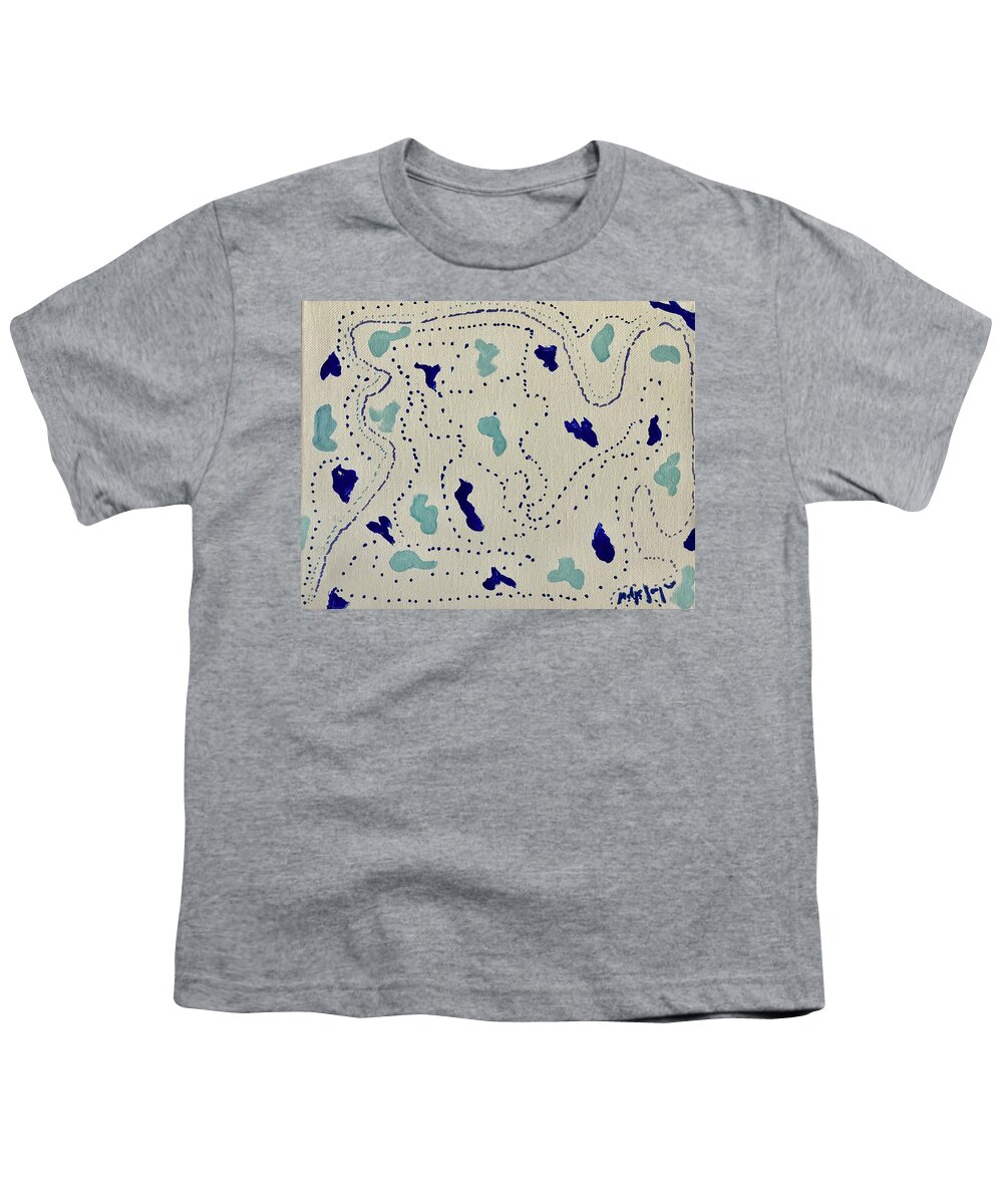 Arcturians Youth T-Shirt featuring the painting The Arcturians by Medge Jaspan