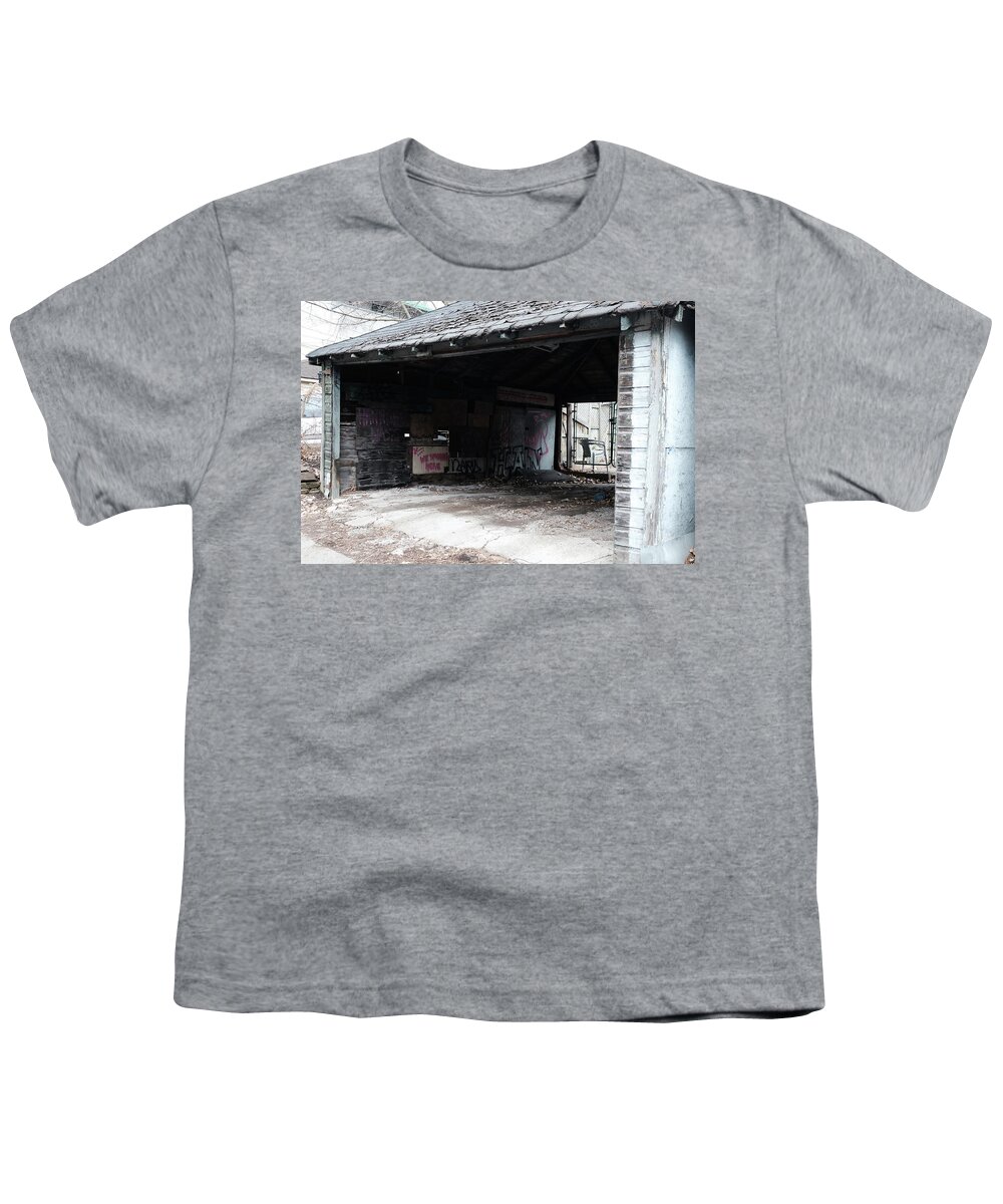 Urban Youth T-Shirt featuring the photograph They Smoked Here by Kreddible Trout