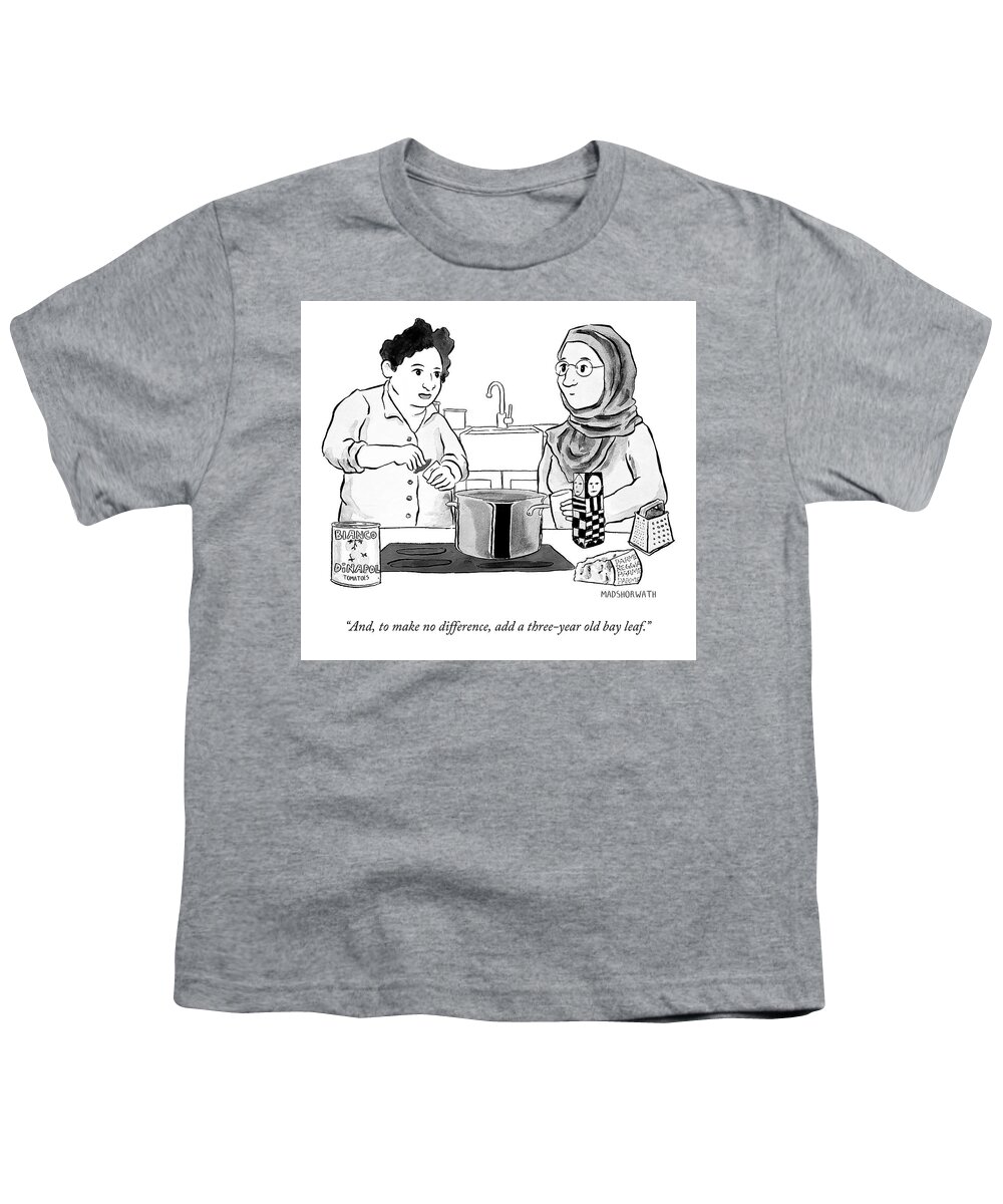 A27520 Youth T-Shirt featuring the drawing To Make No Difference by Mads Horwath