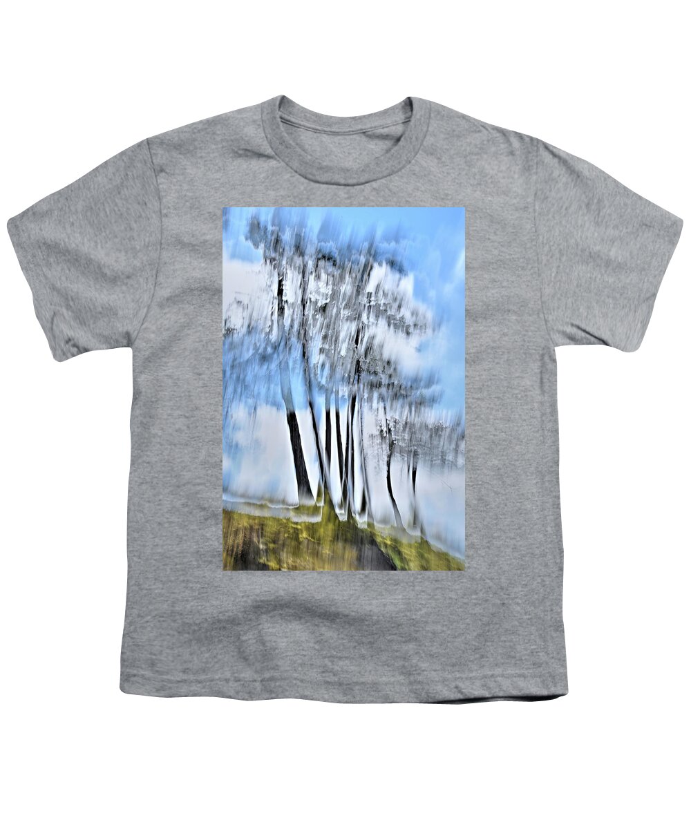 Tree Youth T-Shirt featuring the photograph Tree Abstracts 6 by Kathy Paynter