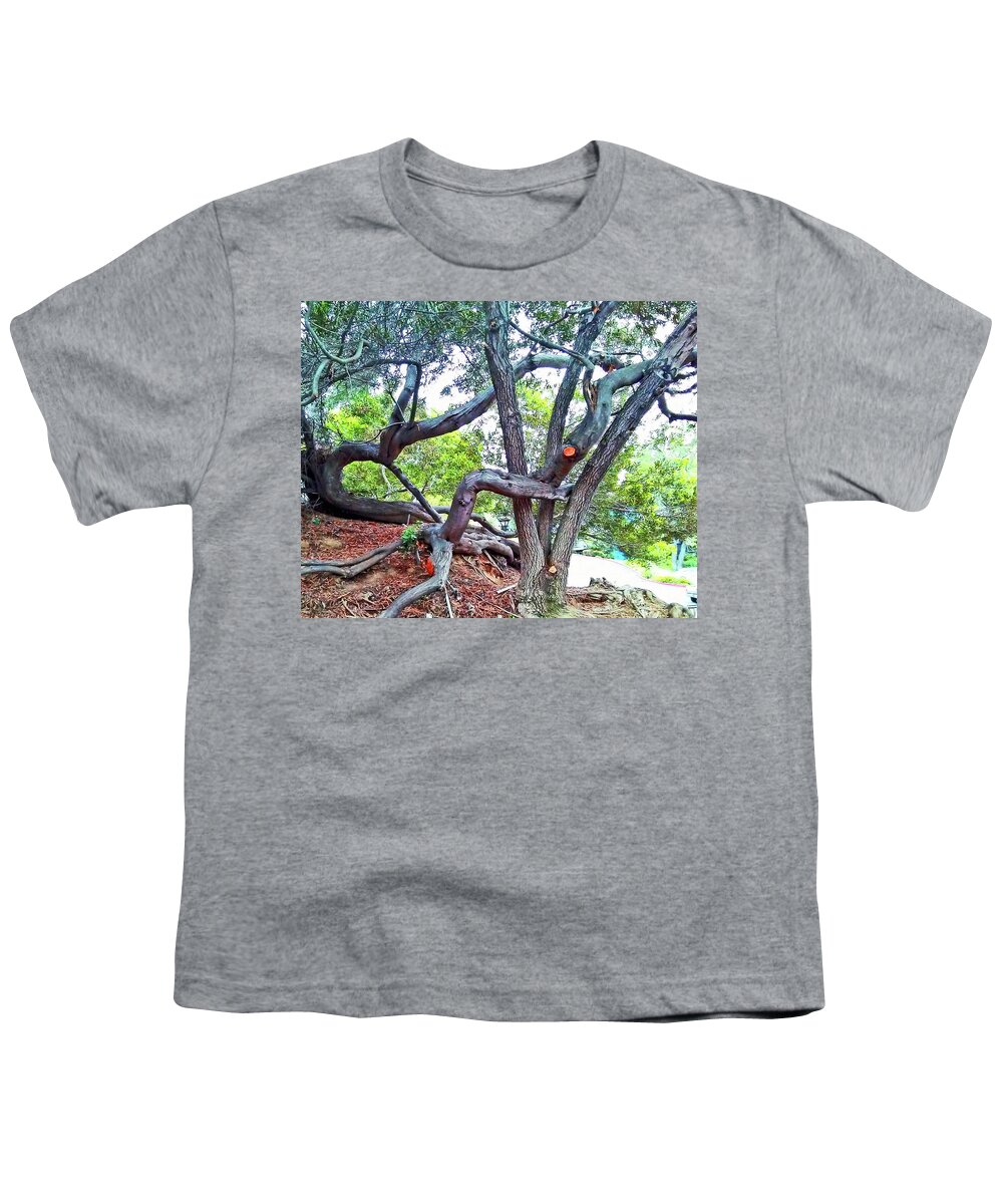 Trees Youth T-Shirt featuring the photograph Trees Interlocking by Andrew Lawrence