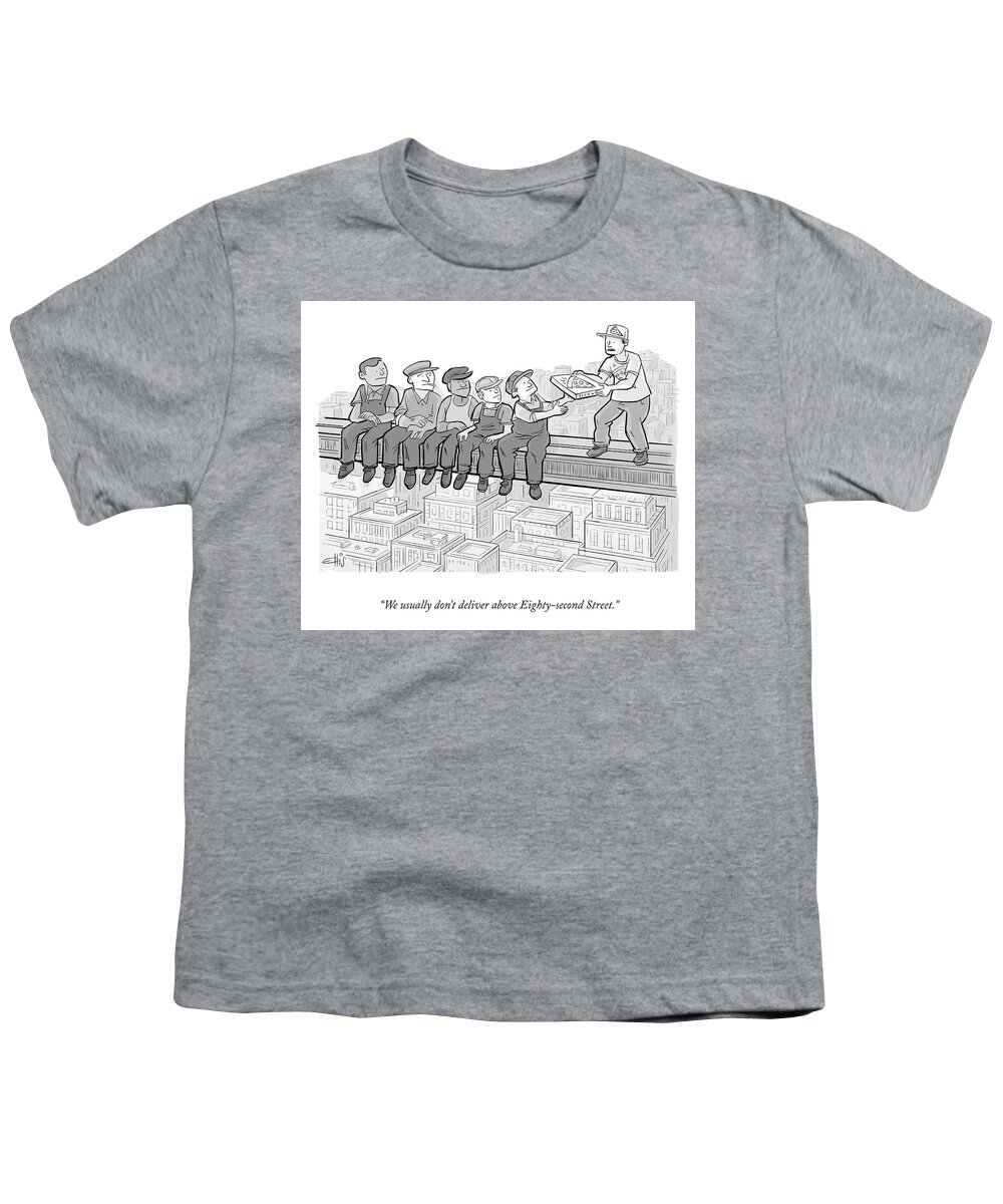Cctk Youth T-Shirt featuring the drawing We Usually Don't Deliver by Ellis Rosen