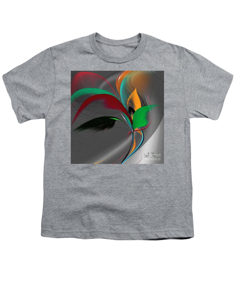 Roads Youth T-Shirt featuring the digital art Who Can Say Where The Road Goes by Leo Symon