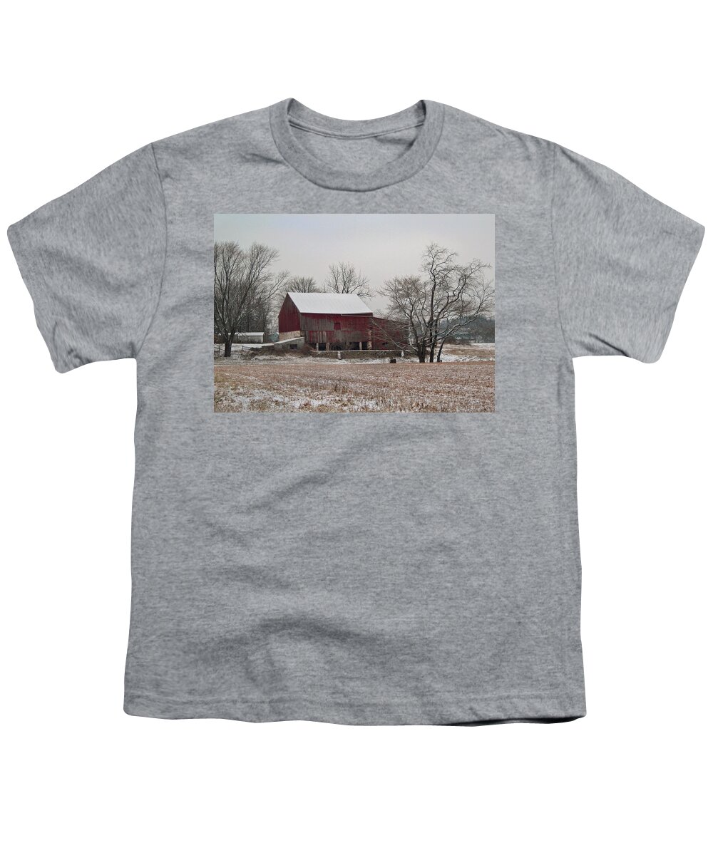 Winter Youth T-Shirt featuring the photograph Winter Fields by Gordon Beck