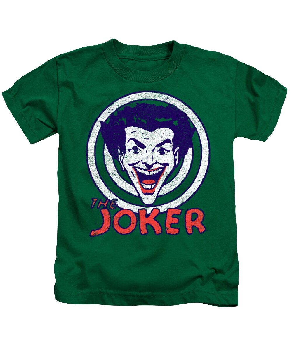  Kids T-Shirt featuring the digital art Dc - Joke Target by Brand A