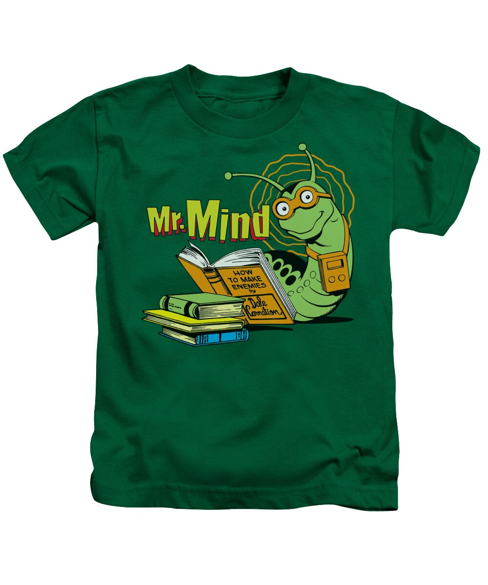 Dc Comics Kids T-Shirt featuring the digital art Dc - Mr Mind by Brand A