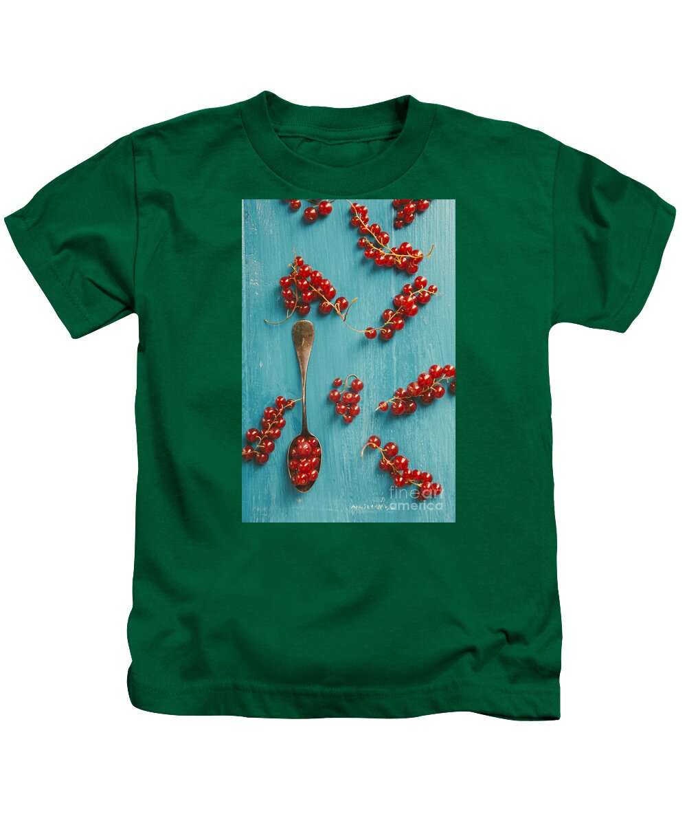 Red Kids T-Shirt featuring the photograph Red Currant #1 by Jelena Jovanovic