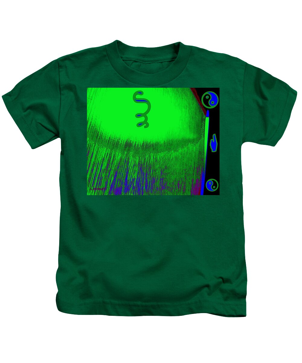 Expansion Kids T-Shirt featuring the digital art Expansion of Consciousness by Lessandra Grimley