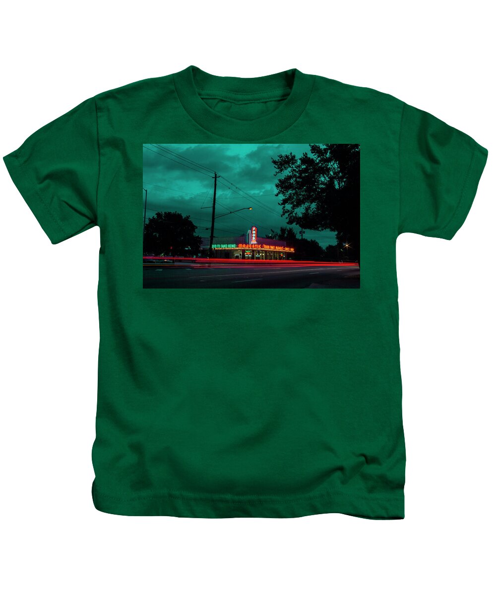 Atlanta Kids T-Shirt featuring the photograph Majestic Cafe by Kenny Thomas