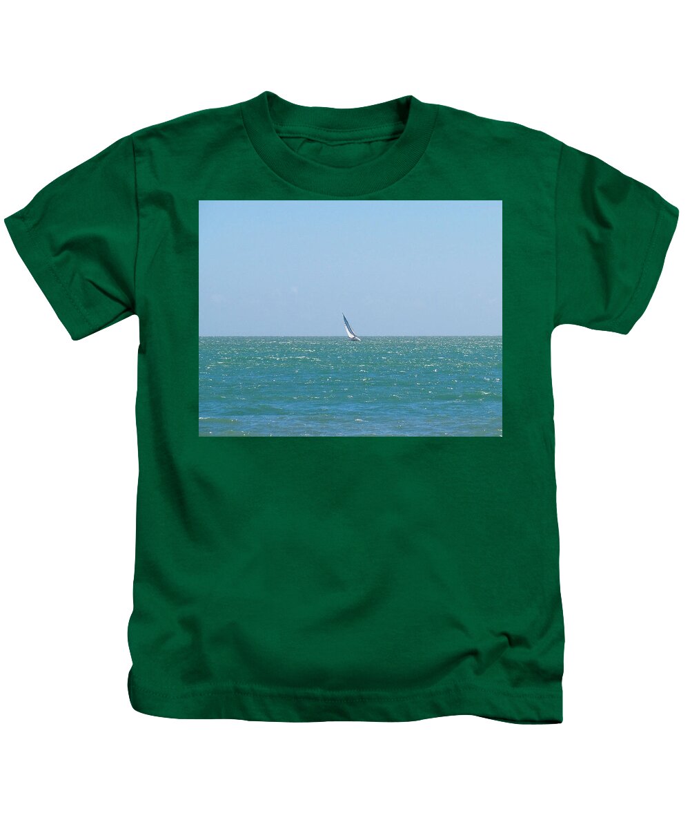 Sailing Kids T-Shirt featuring the photograph Wind in the sails by Francesca Mackenney
