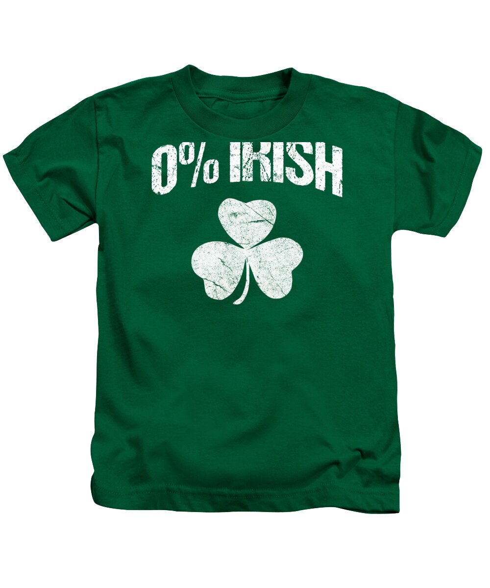 Funny Kids T-Shirt featuring the digital art 0 Irish by Flippin Sweet Gear