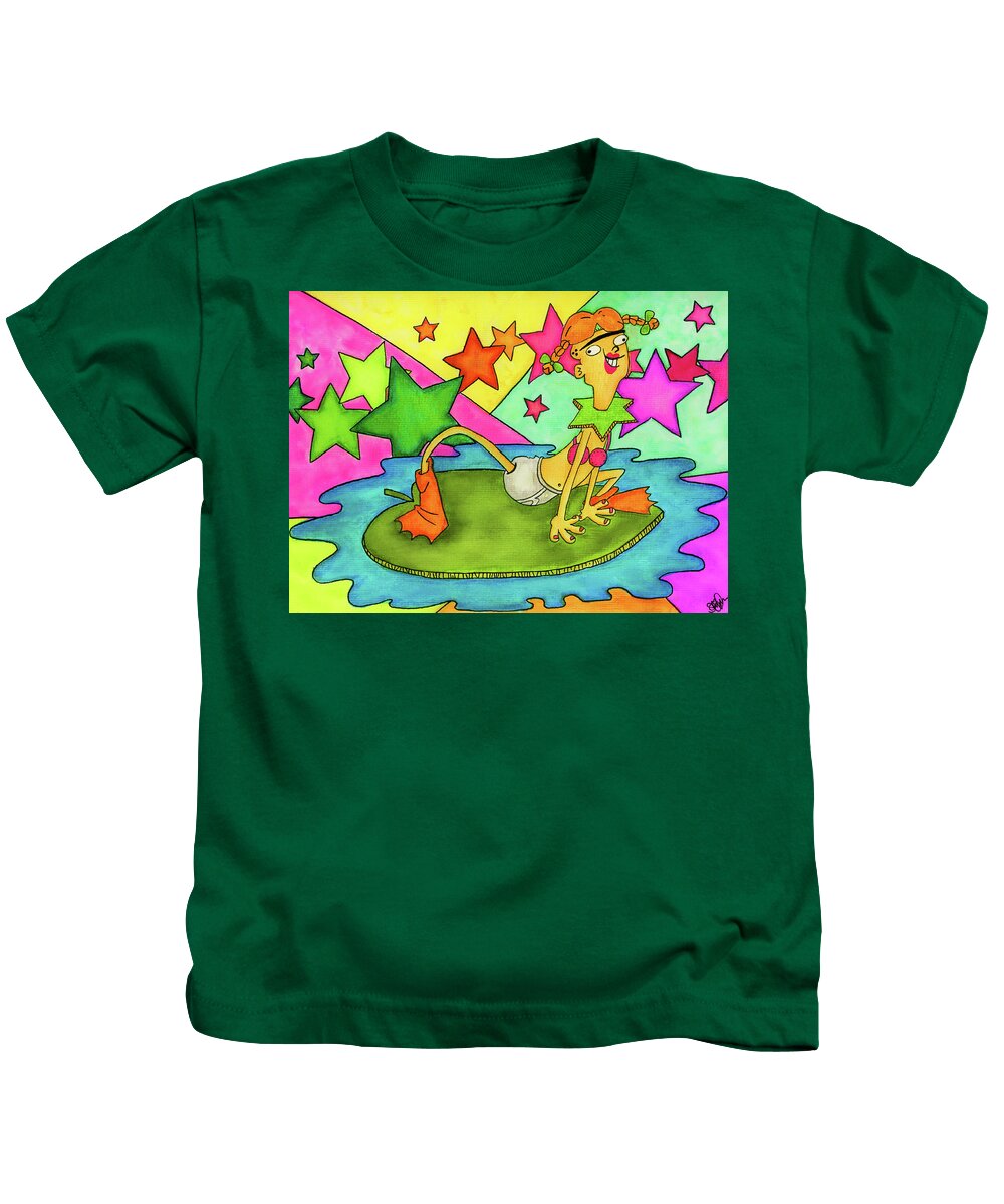 Ed, Edd n Eddy - Triple-E Frog Kids T-Shirt by Amanda Bower - Pixels