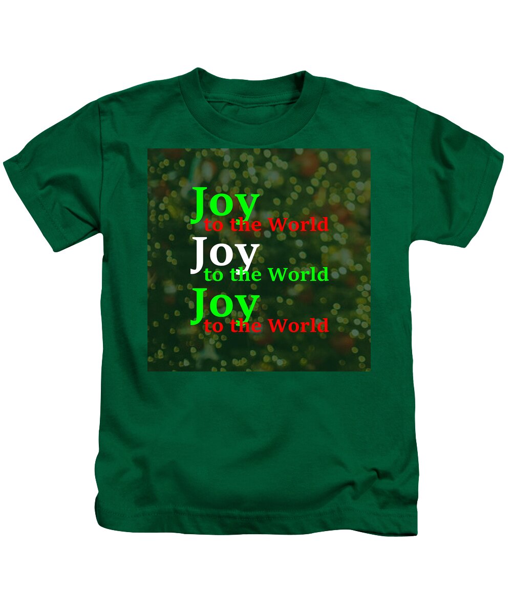 Christmas Kids T-Shirt featuring the digital art Joy to the World by Bill Ressl
