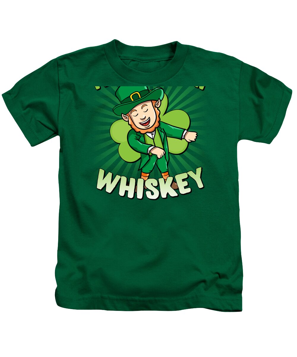 Cool Kids T-Shirt featuring the digital art May Contain Whiskey St Patricks Day by Flippin Sweet Gear