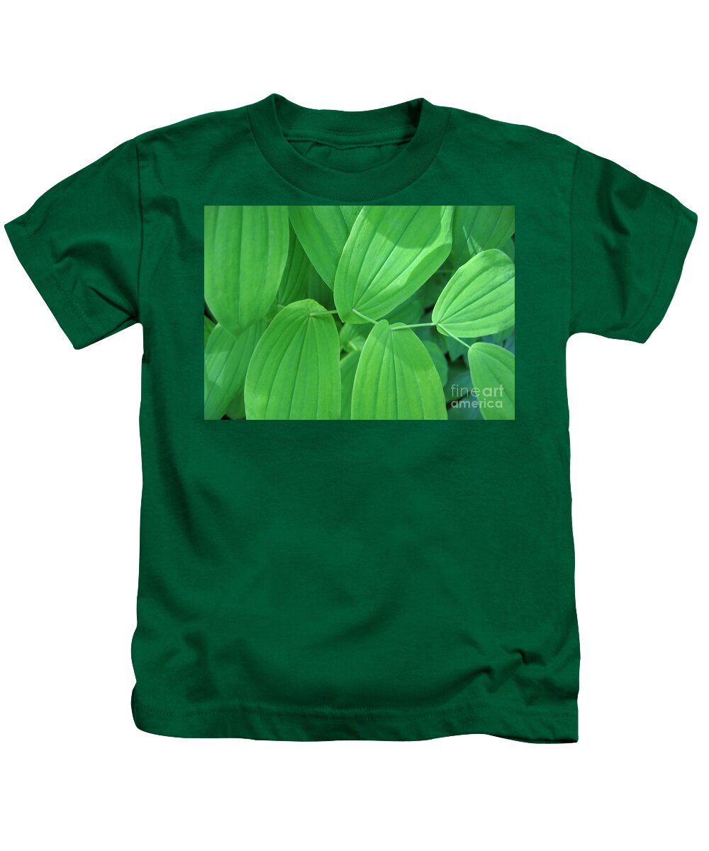Leaf Kids T-Shirt featuring the photograph Natures Sewing Thread by Ann Horn