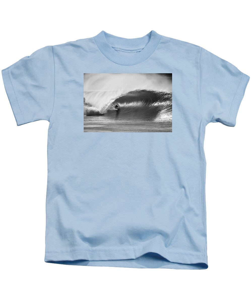 Surf Kids T-Shirt featuring the photograph As good as it gets - bw by Sean Davey