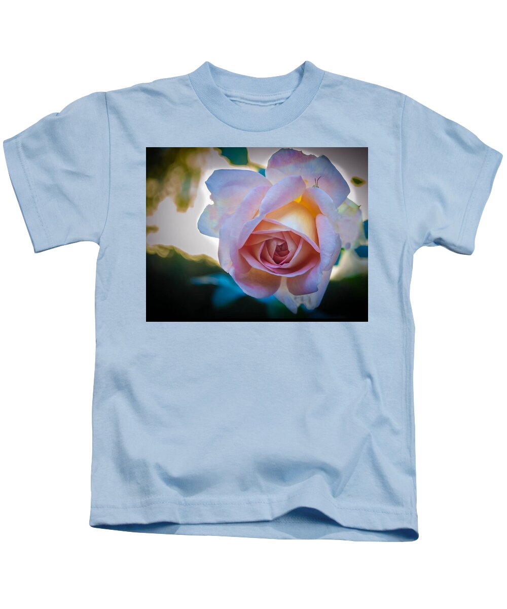 Rose Kids T-Shirt featuring the photograph Autumn Rose by GeeLeesa Productions