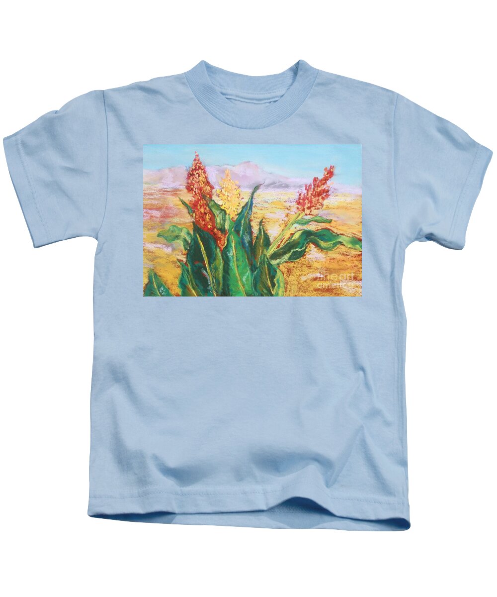 El Paso Kids T-Shirt featuring the painting El Paso #1 by Melinda Etzold