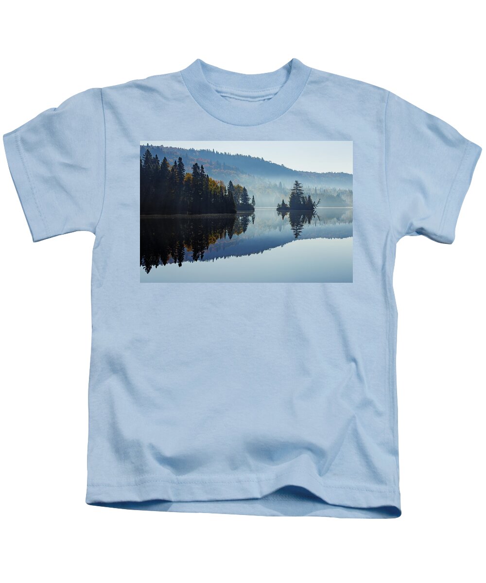 Laurentian Kids T-Shirt featuring the photograph Laurentides #1 by Mircea Costina Photography