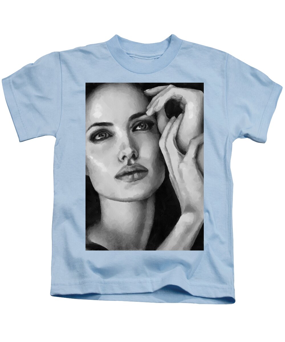 GC90 Angelina Jolie Portrait 90s Retro Vintage T Shirt New Casual Unisex Size T-Shirt