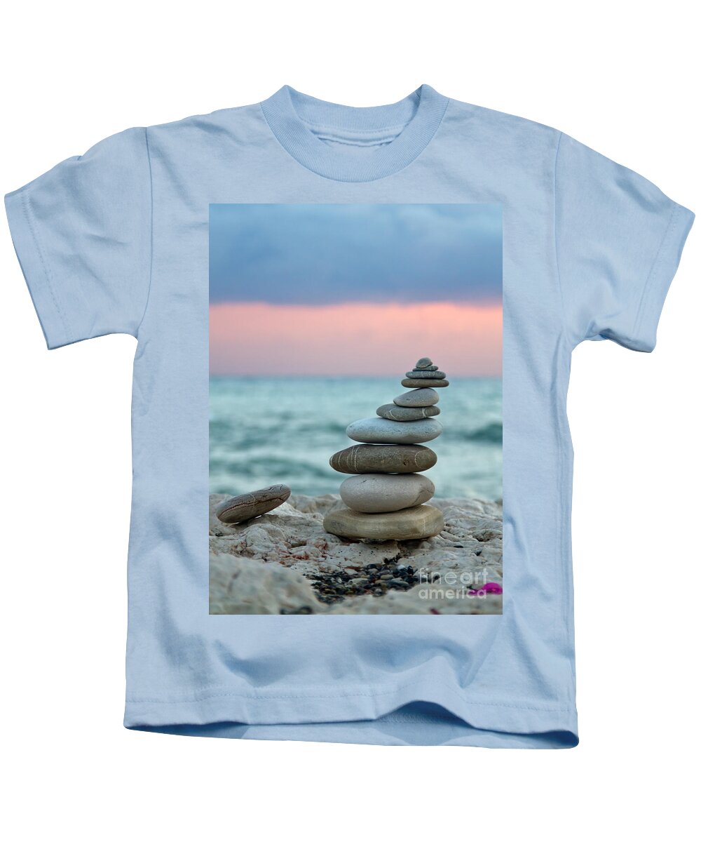 Abstract Kids T-Shirt featuring the photograph Zen by Stelios Kleanthous