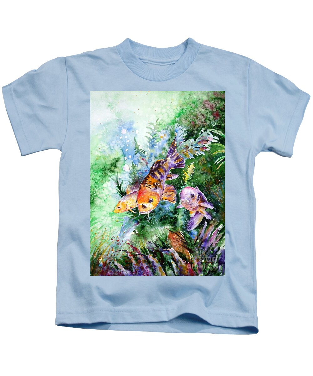 Aquarium Kids T-Shirt by Zaira Pixels