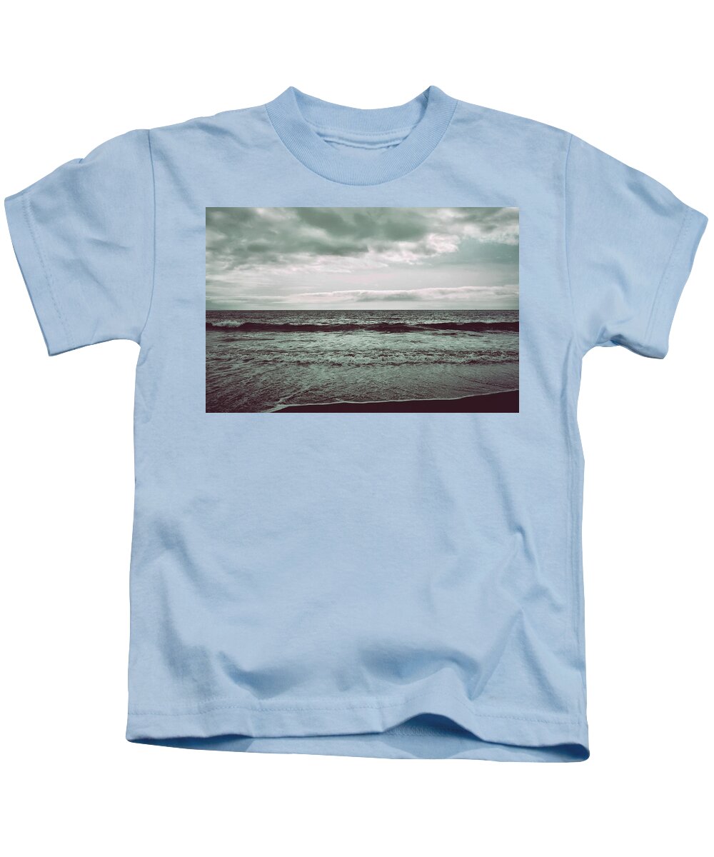 Aptos Kids T-Shirt featuring the photograph As My Heart is Being Crushed by Laurie Search