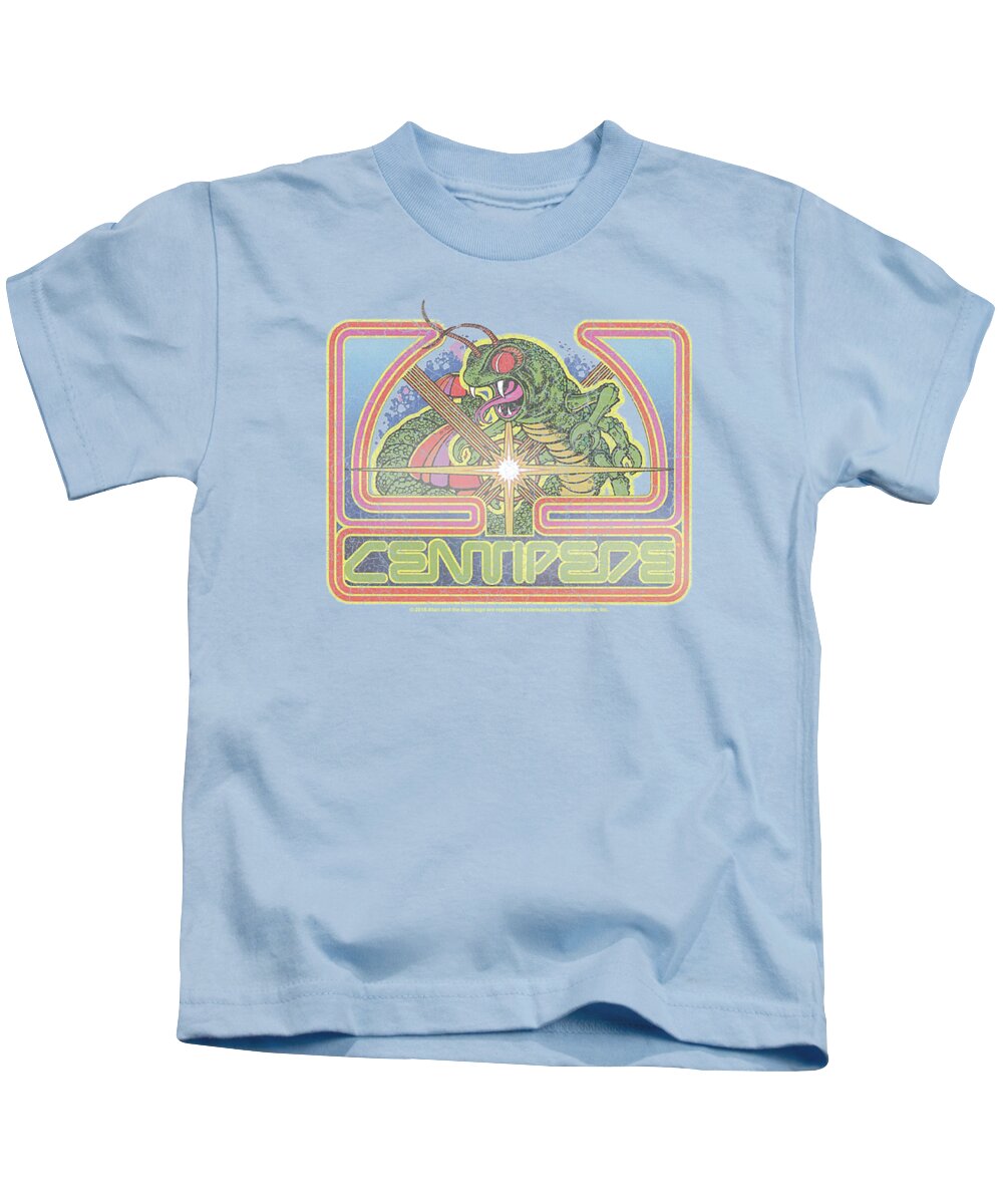  Kids T-Shirt featuring the digital art Atari - Classic Centipede by Brand A