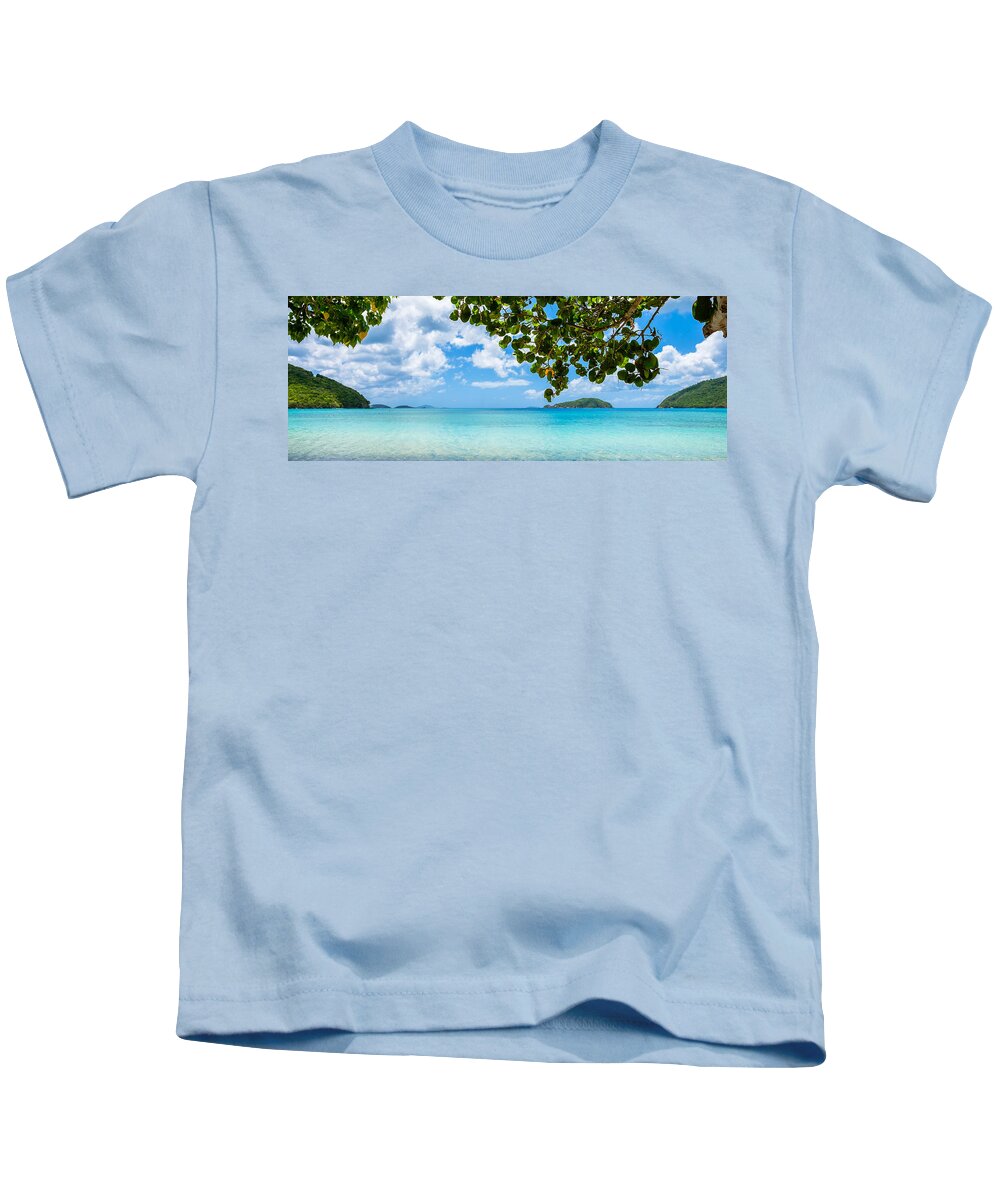 Caribbean Kids T-Shirt featuring the photograph Beautiful Caribbean beach by Raul Rodriguez