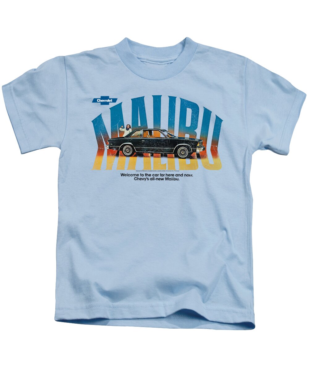  Kids T-Shirt featuring the digital art Chevrolet - Thumbs Up by Brand A