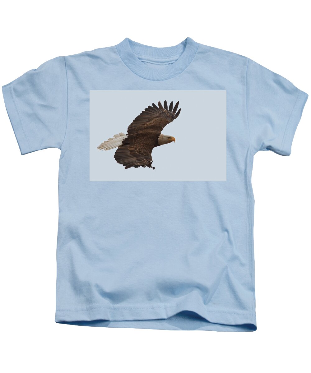 Bald Eagle Kids T-Shirt featuring the photograph Close Encounter of the Best kind by Beth Sargent