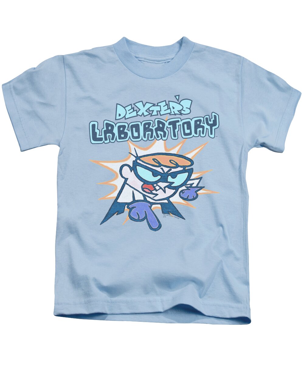 Dexter's Lab Kids T-Shirt featuring the digital art Dexter's Laboratory - What Do You Want by Brand A