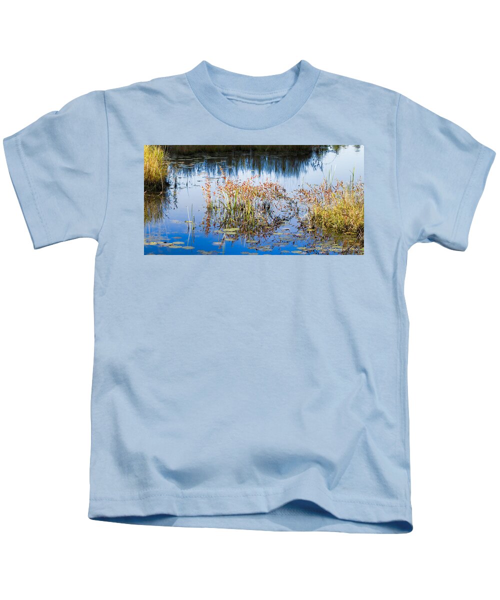 Fall Kids T-Shirt featuring the photograph Fall Grasses by Natalie Rotman Cote