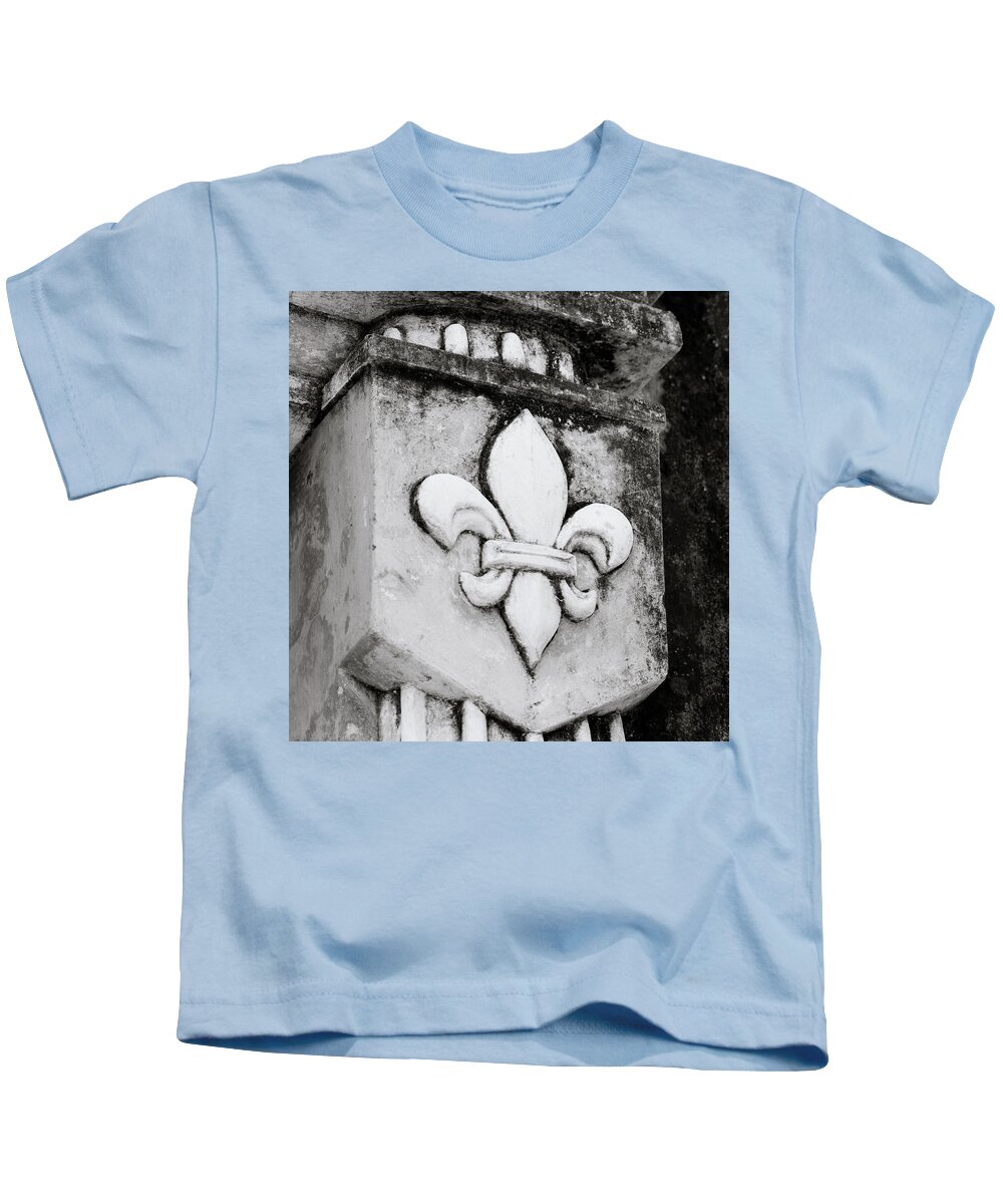 Fleur De Lys Kids T-Shirt featuring the photograph Fleur De Lys by Shaun Higson