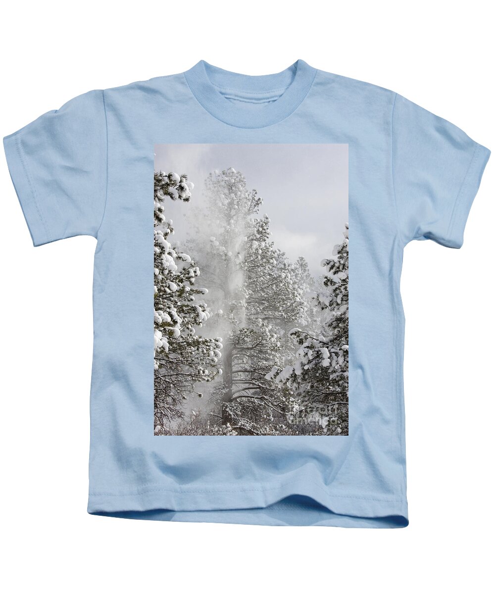 Beautiful Kids T-Shirt featuring the photograph Fresh Snow by Steven Krull