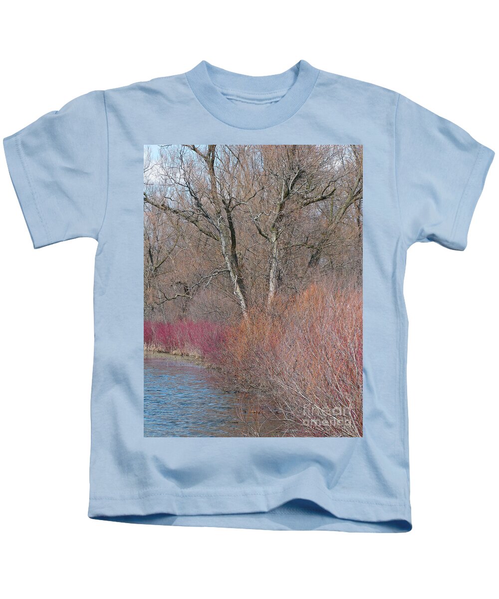 Spring Kids T-Shirt featuring the photograph Hint of Spring by Ann Horn
