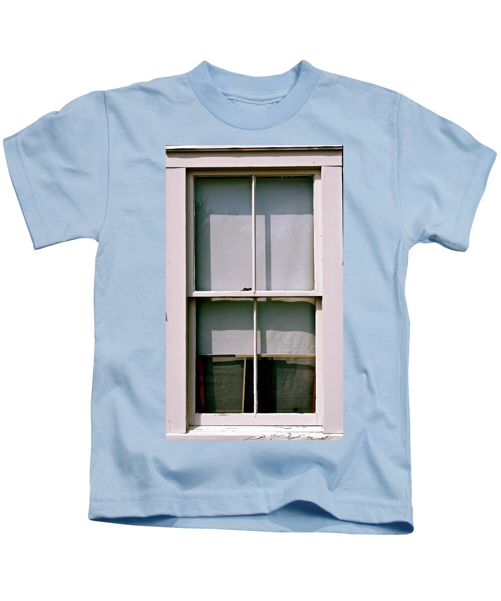 Windows Kids T-Shirt featuring the photograph Hopper Was Here by Ira Shander