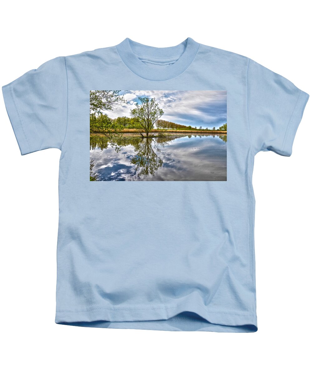 Tree Kids T-Shirt featuring the photograph Island Tree by Frans Blok