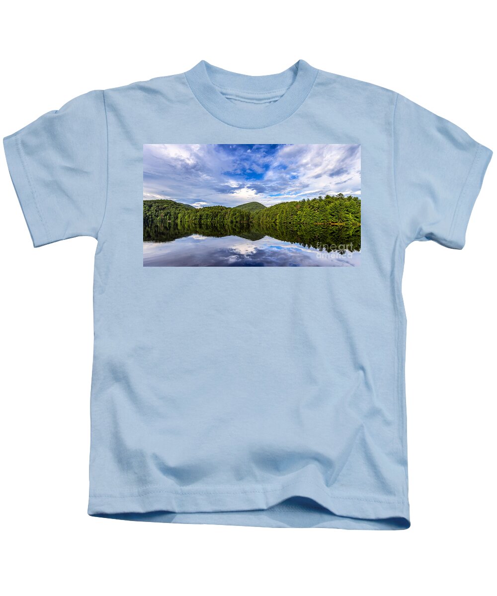 Unicoi Kids T-Shirt featuring the photograph Unicoi Lake by Bernd Laeschke