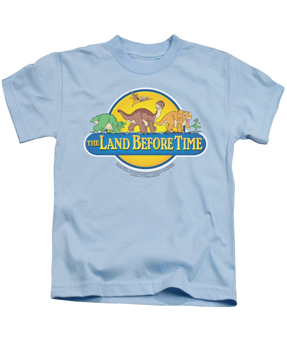  Kids T-Shirt featuring the digital art Land Before Time - Dino Breakout by Brand A