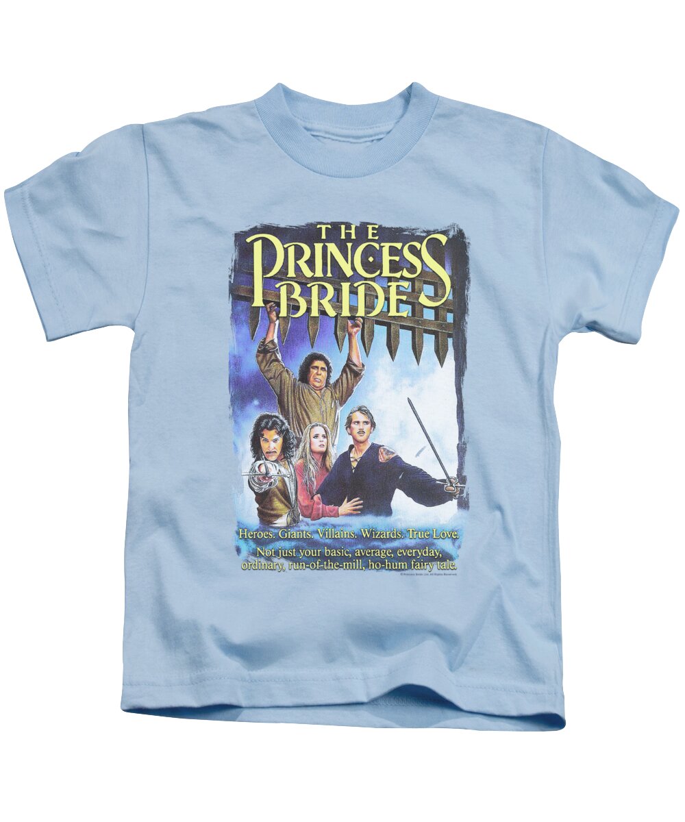 The Princess Bride Kids T-Shirt featuring the digital art Princess Bride - Alt Poster by Brand A