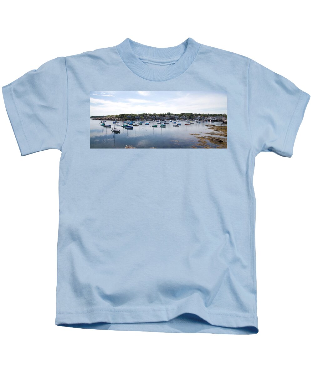 Rockport Kids T-Shirt featuring the photograph Rockport MA by Natalie Rotman Cote