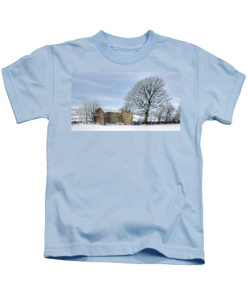 Winter Kids T-Shirt featuring the photograph Rural Winter by David Birchall