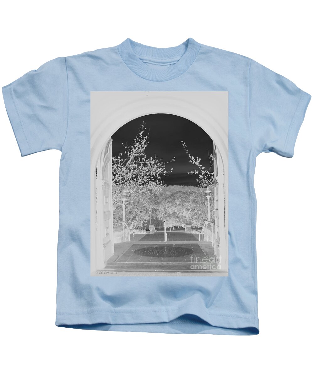 Culinary Institute Of America Kids T-Shirt featuring the photograph Shades of Grey by Carol Lynn Coronios