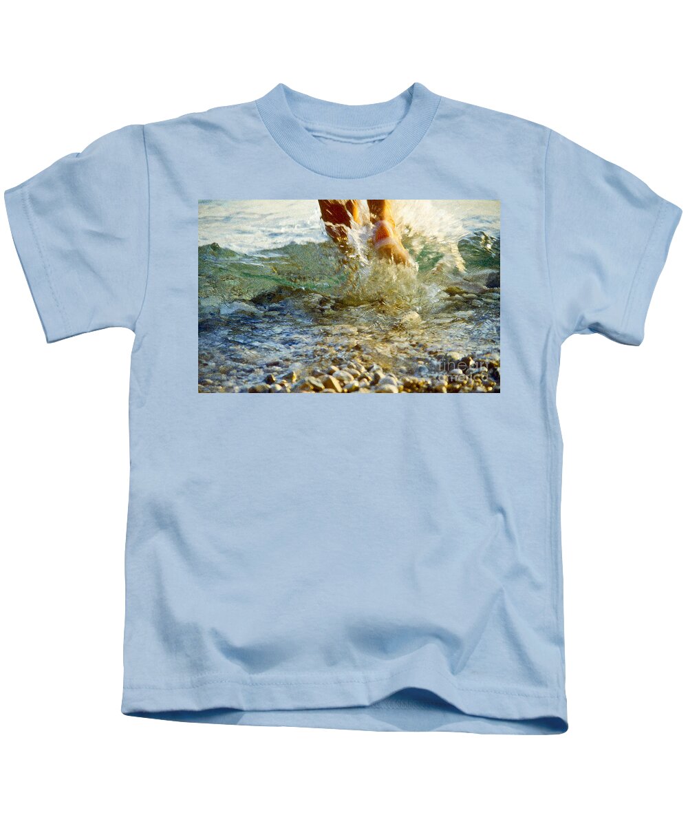 Splash Kids T-Shirt featuring the photograph Splish Splash by Heiko Koehrer-Wagner