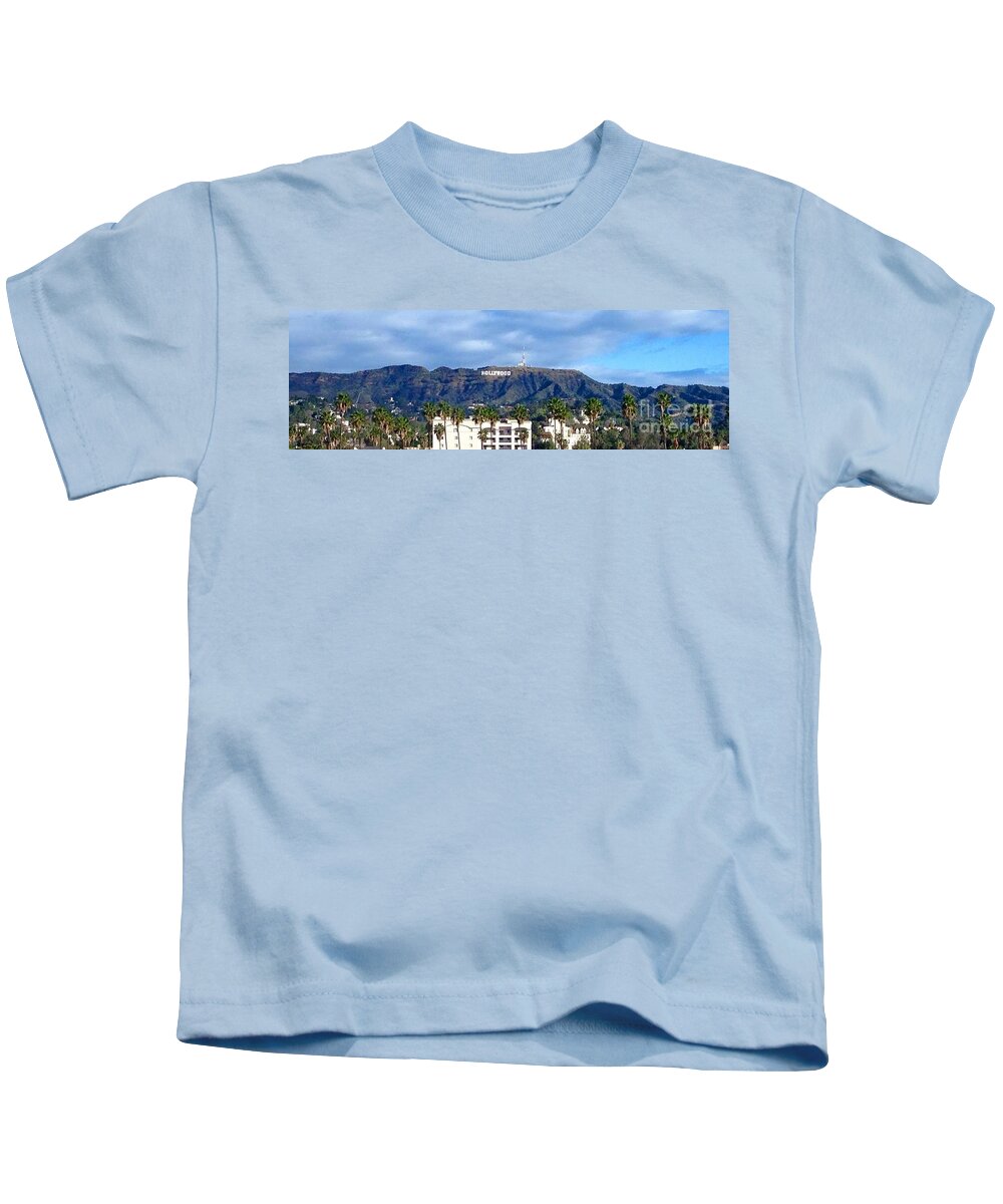 Hollywood Kids T-Shirt featuring the photograph The Sign by Denise Railey
