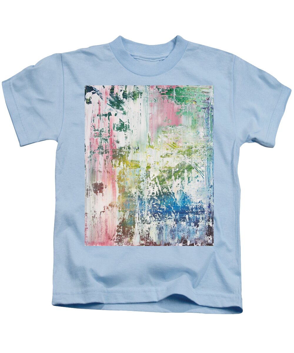 Derek Kaplan Art Kids T-Shirt featuring the painting The Wind Blows Over Me by Derek Kaplan